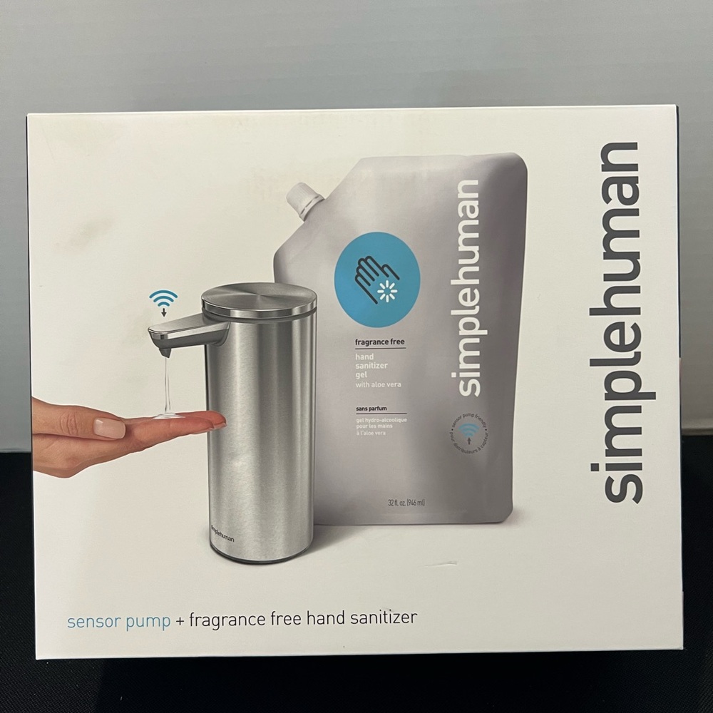 Simplehuman Rechargeable Sensor Pump in Silver